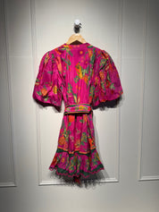 Farm Rio Fruit Garden Mini Dress (S)
