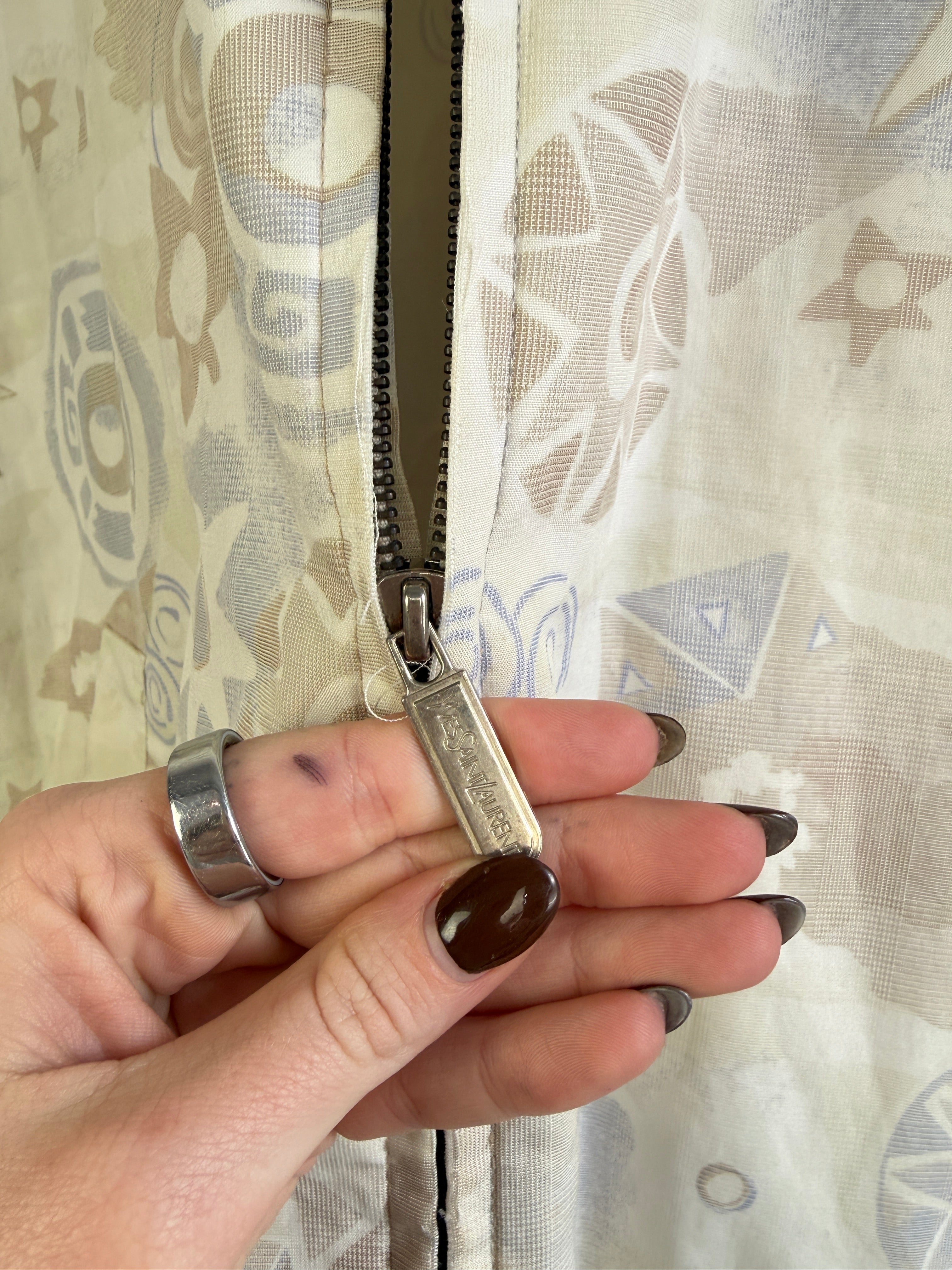 Vintage Yves Saint Laurent (pour homme) Bomber Jacket (L)