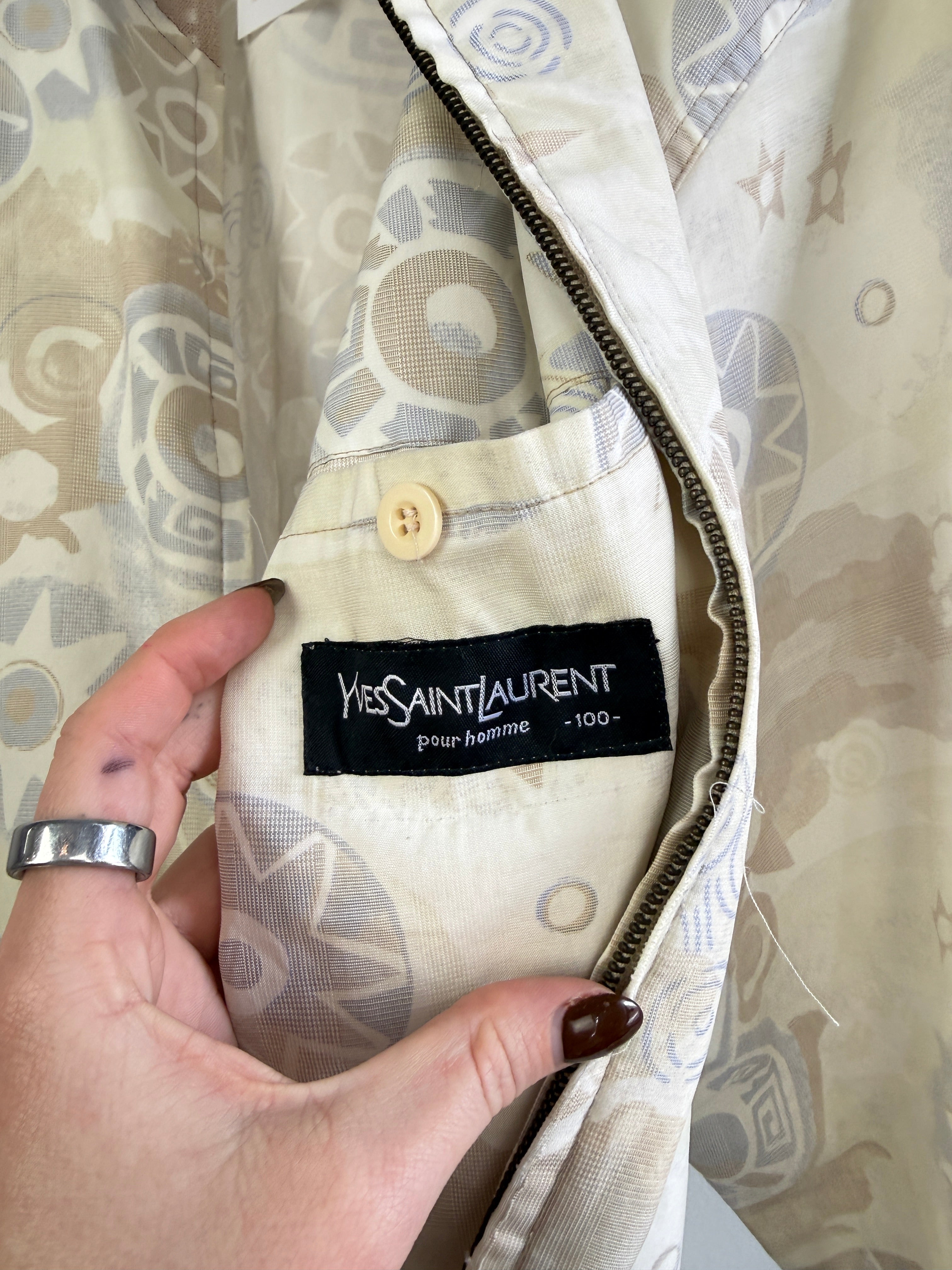 Vintage Yves Saint Laurent (pour homme) Bomber Jacket (L)