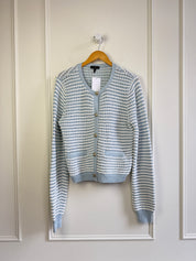 Rag & Bone Blue Striped Cardigan (XL)