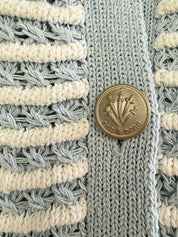 Rag & Bone Blue Striped Cardigan (XL)