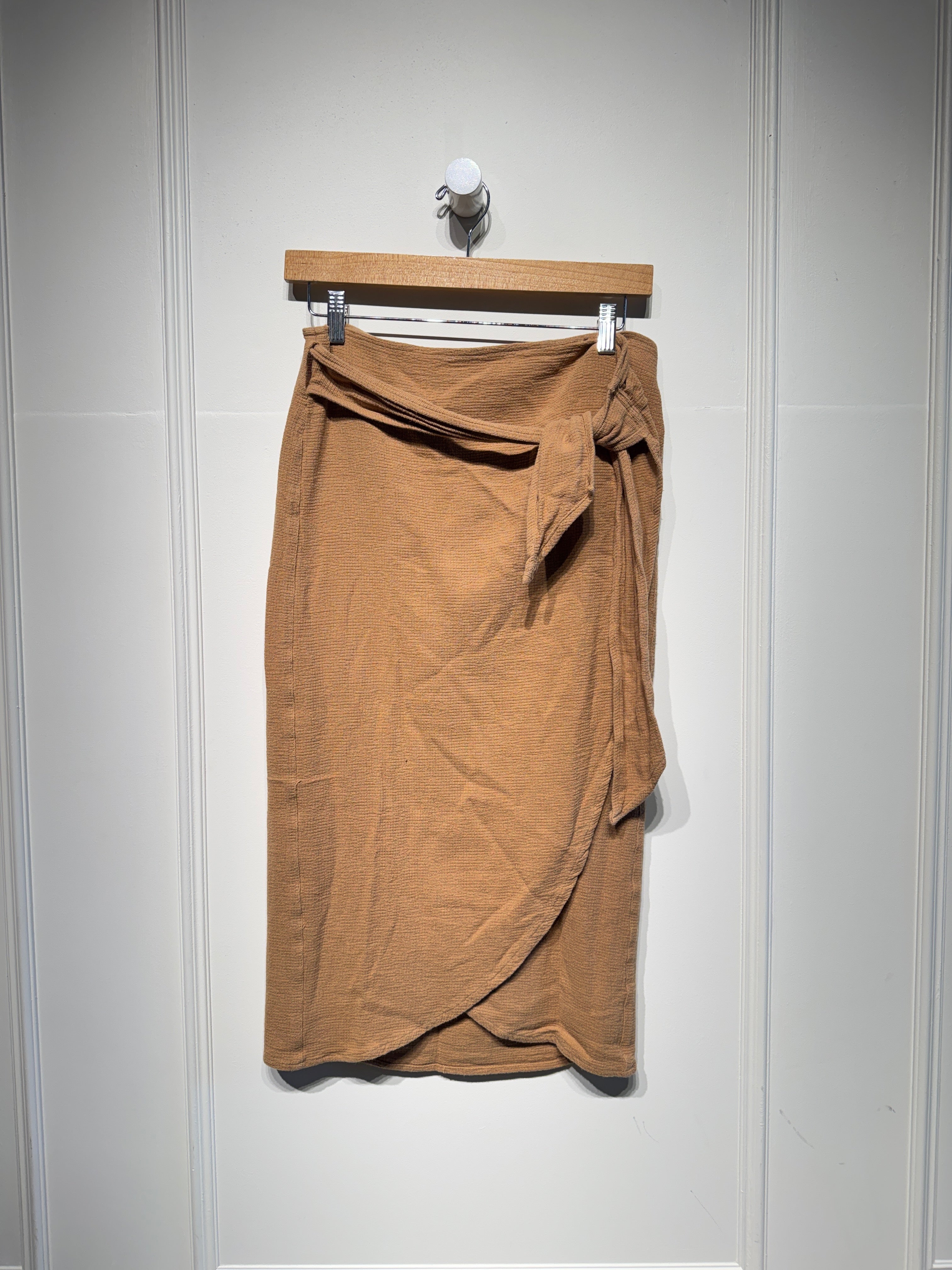 Na Nin Bobbie Waffled Cotton Wrap Skirt (M)