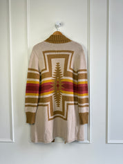 Pendleton Patterned Midi Cardigan (L)
