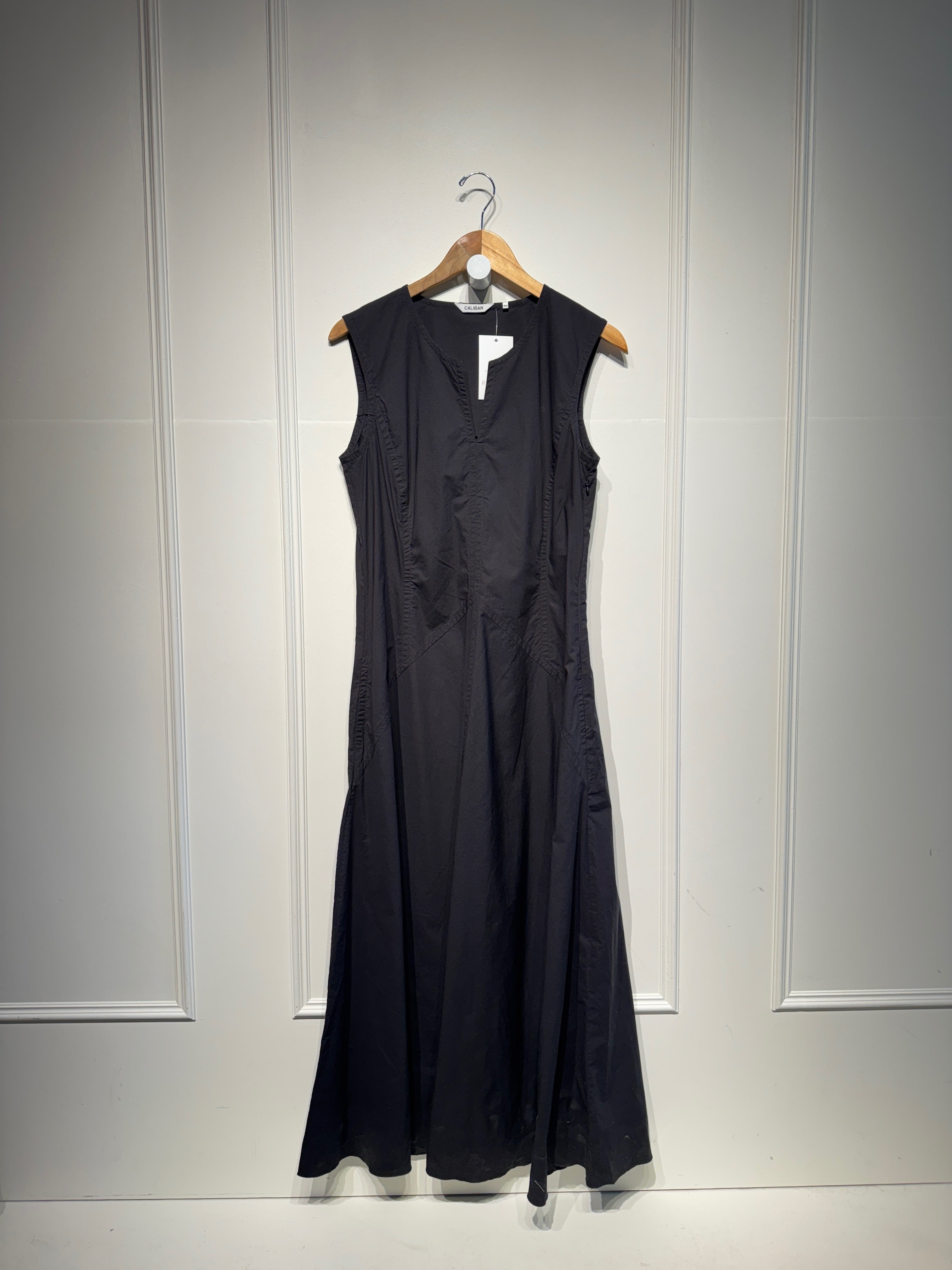 Caliban Black Cotton Poplin Dress (44/L)