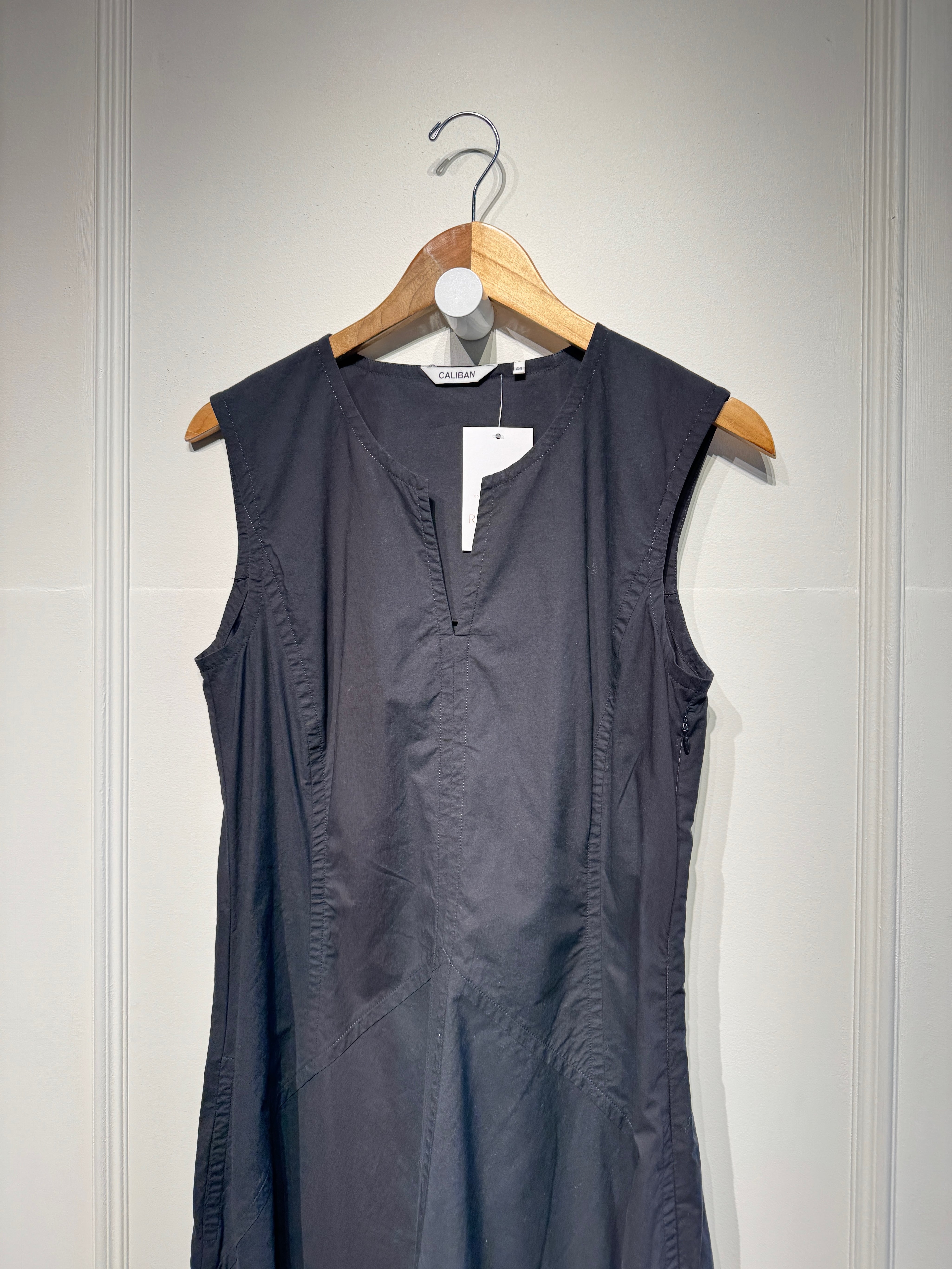 Caliban Black Cotton Poplin Dress (44/L)