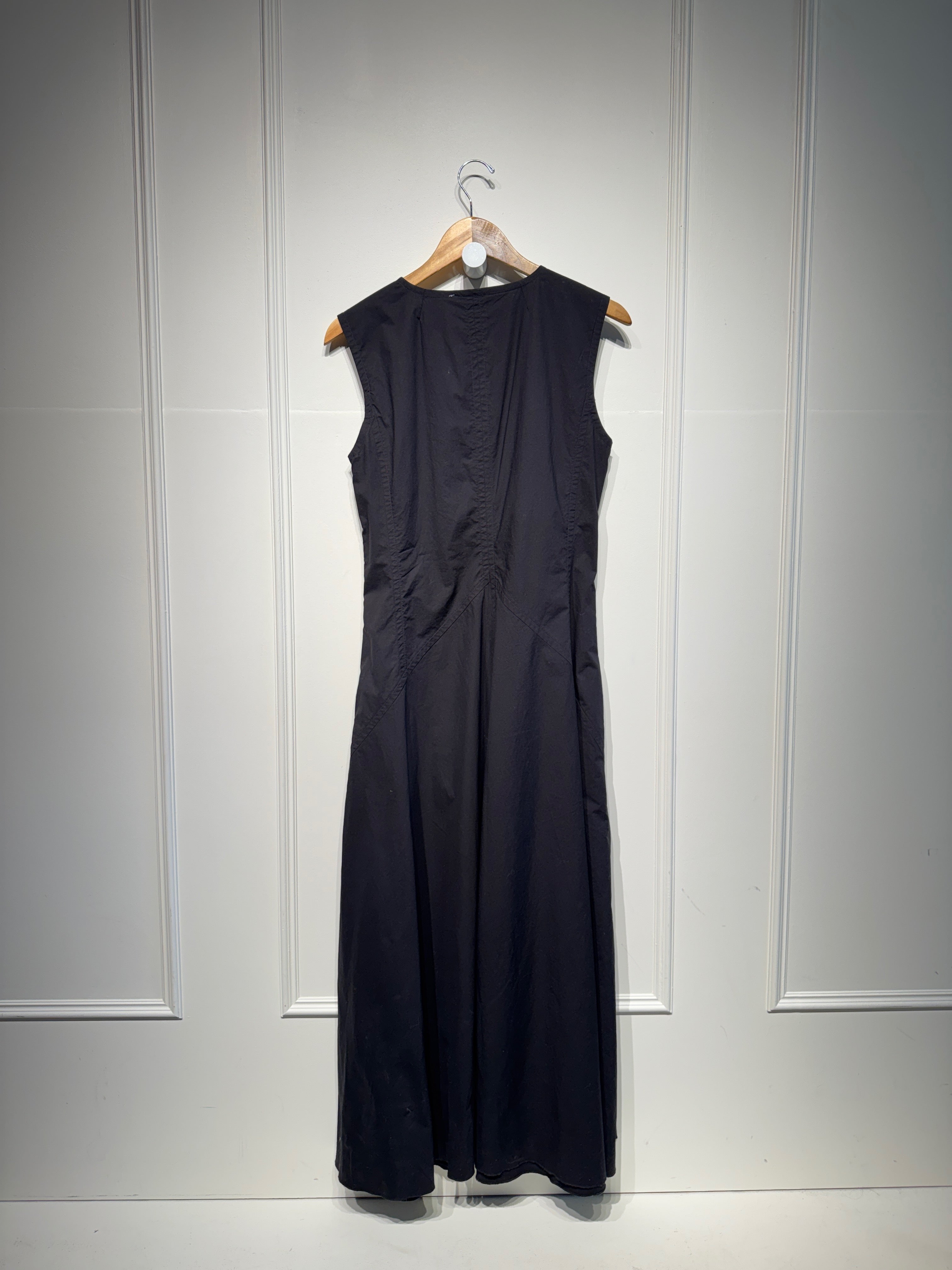 Caliban Black Cotton Poplin Dress (44/L)