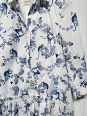 Saloni Pattern Mini Dress (4/S)