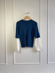 Veronica Beard Striped Sweater Top (M)