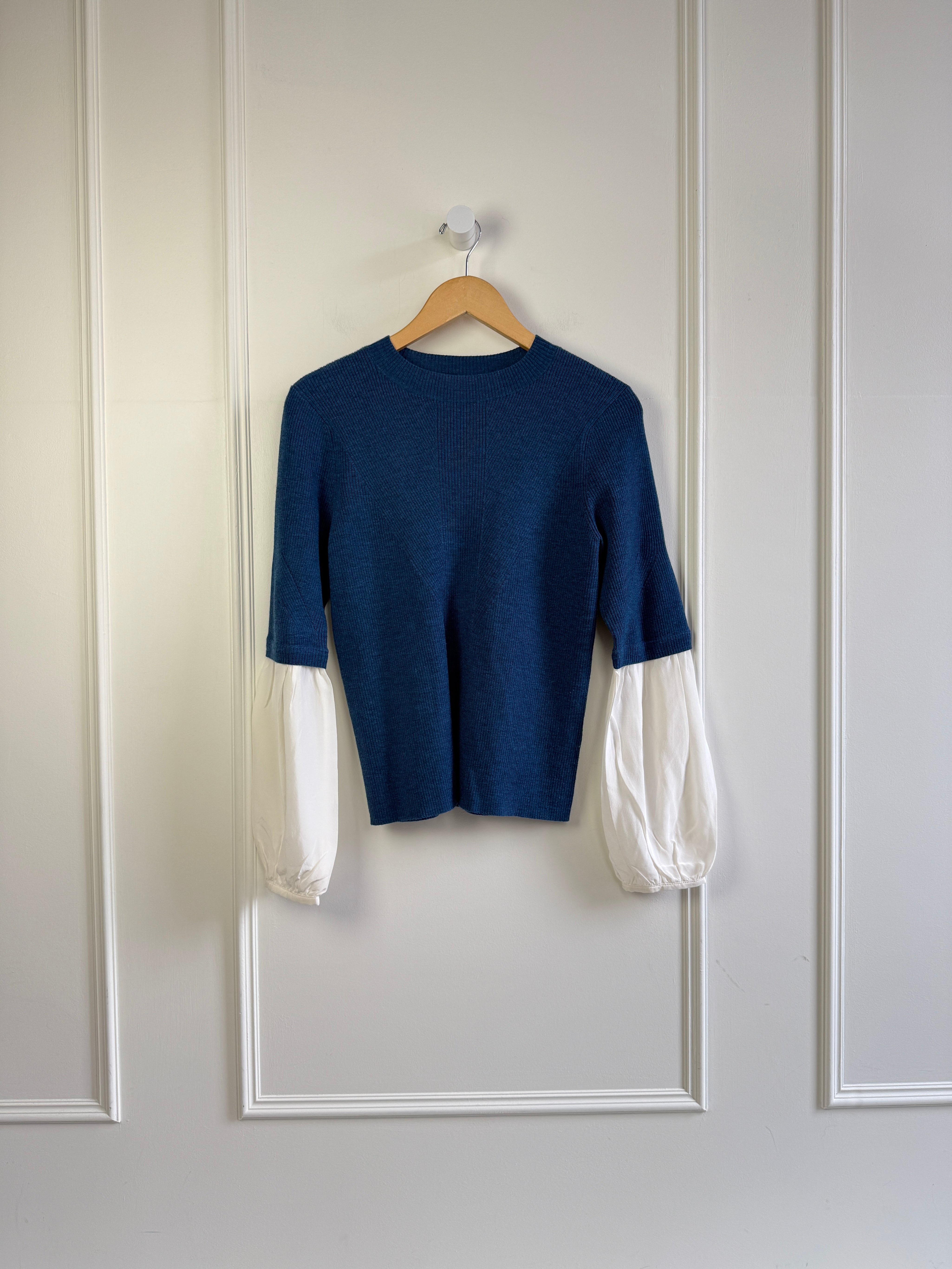 Veronica Beard Striped Sweater Top (M)