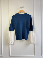 Veronica Beard Striped Sweater Top (M)