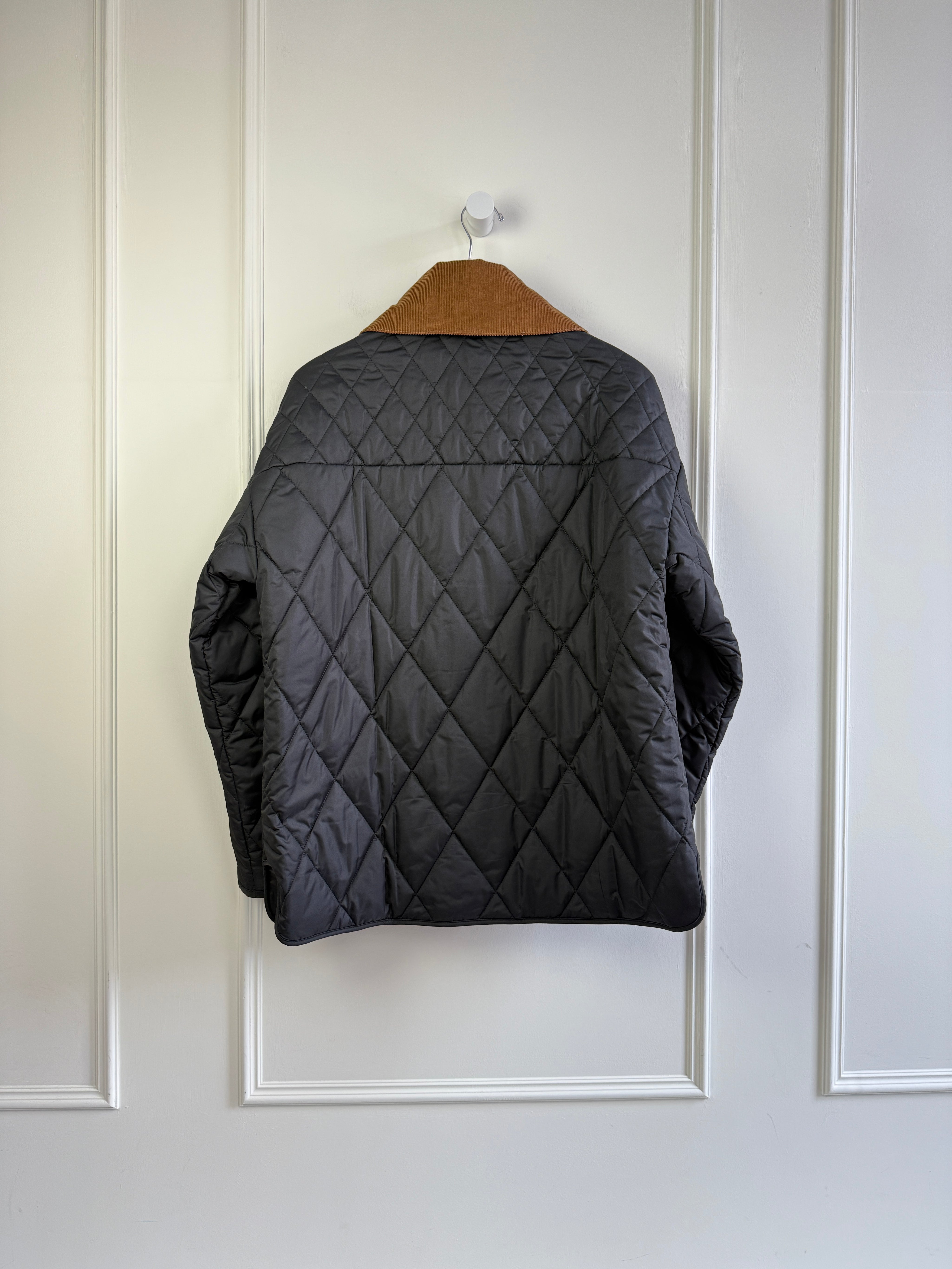 Barbour Cord Quilted Jacket (8/M)