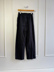 Black Crane Straight Leg Poplin Pants (XS)