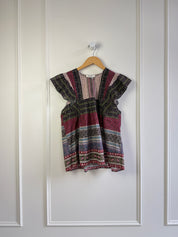 Sea NY Patterned Blouse (M)