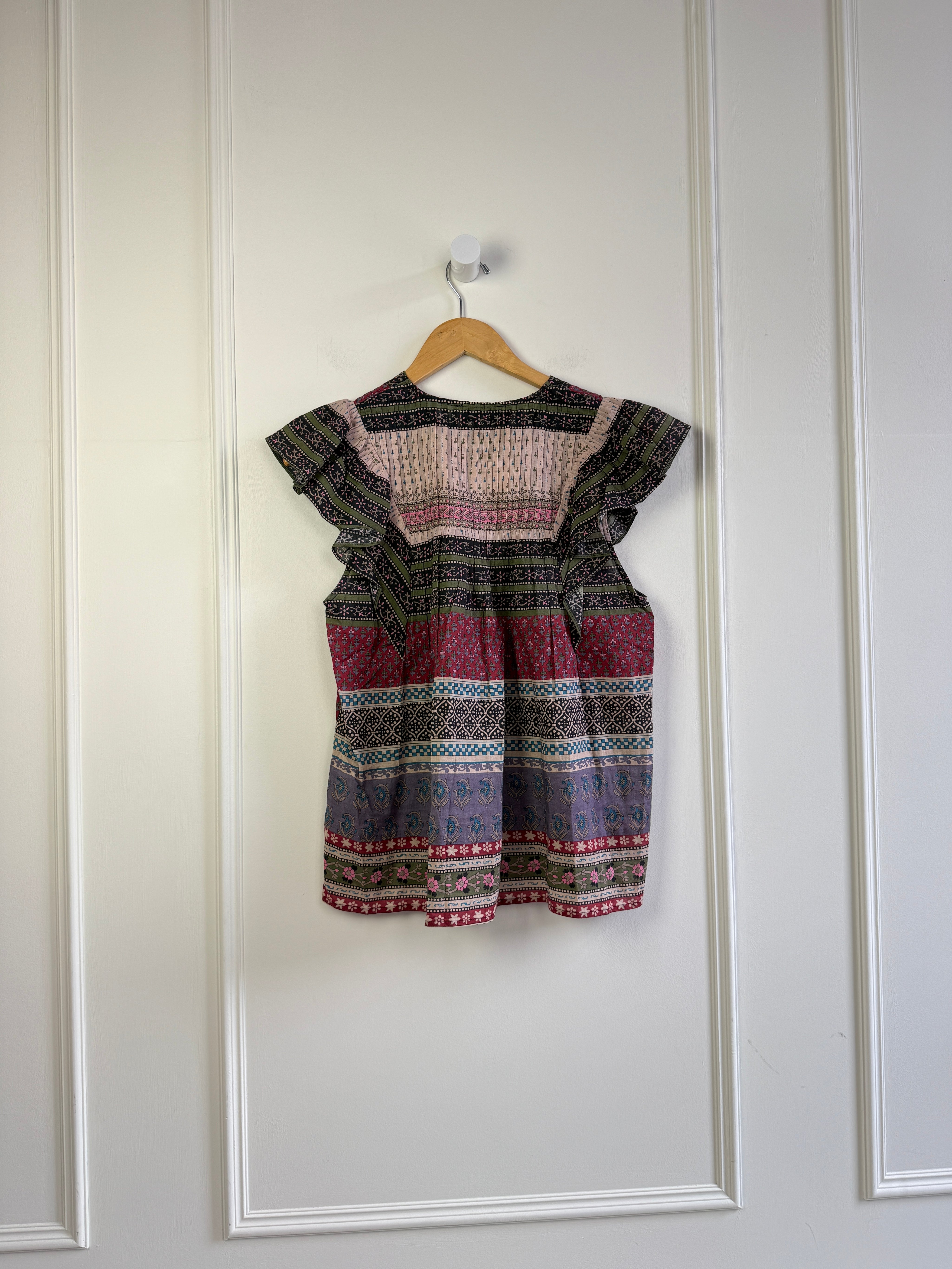 Sea NY Patterned Blouse (M)