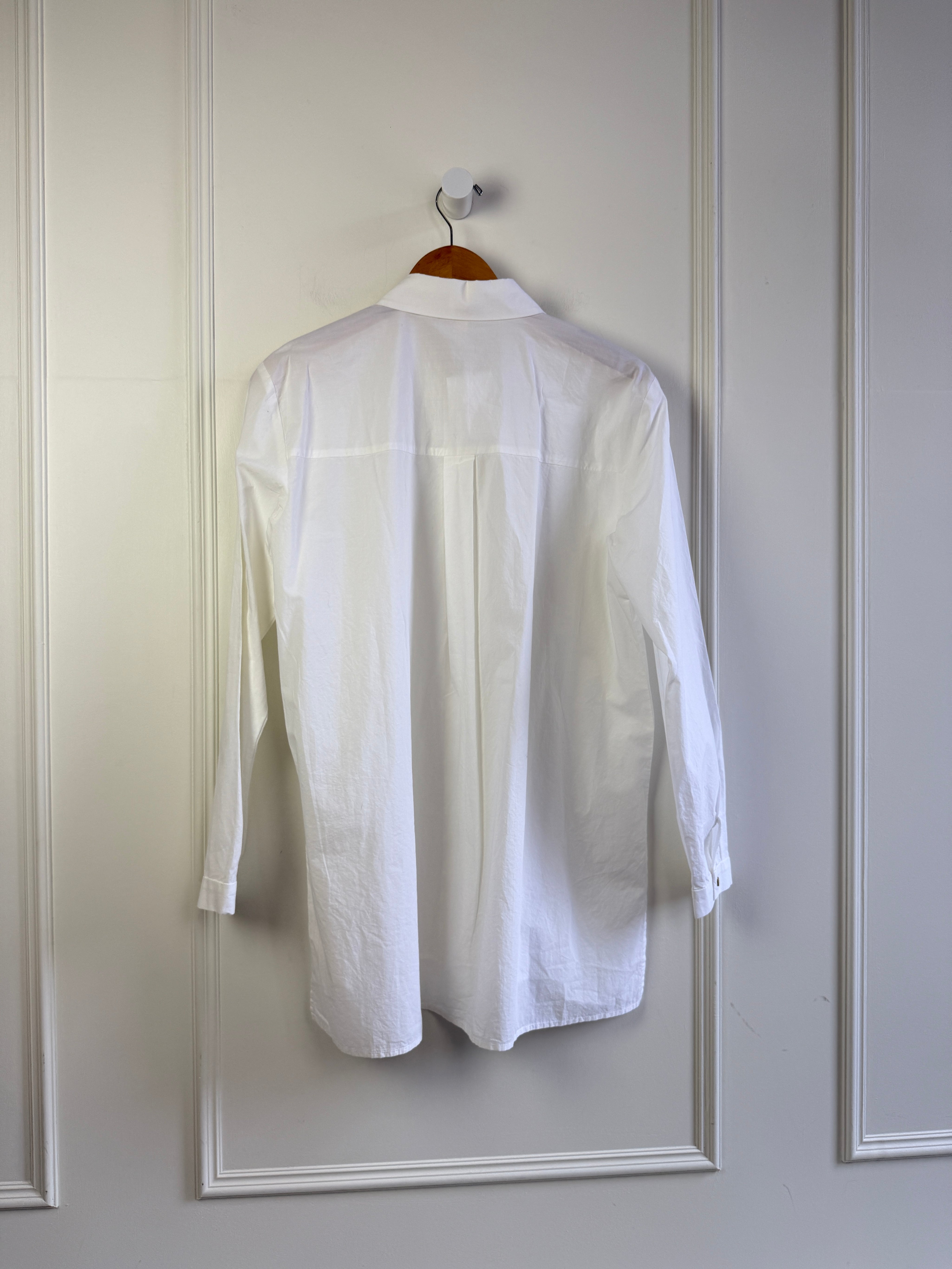 Eileen Fisher White Button Down (M)