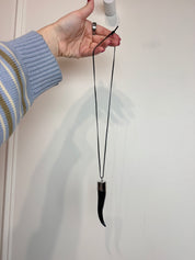 Proenza Schouler Black Horn Necklace