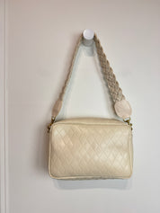 Clare V. Marisol Bag in Cream Diamond