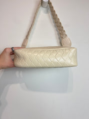 Clare V. Marisol Bag in Cream Diamond
