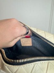 Clare V. Marisol Bag in Cream Diamond