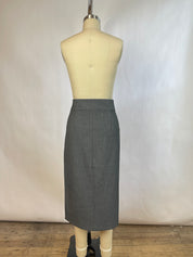 Babaton Grey Pencil Skirt (12/L)