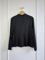 Ecru Silk Button Top (L)