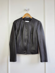 Hugo Boss Leather Jacket (6/M)