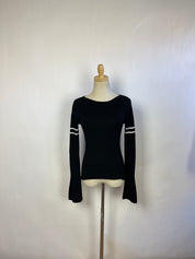 Frame Black Bell Sleeve Sweater (M)