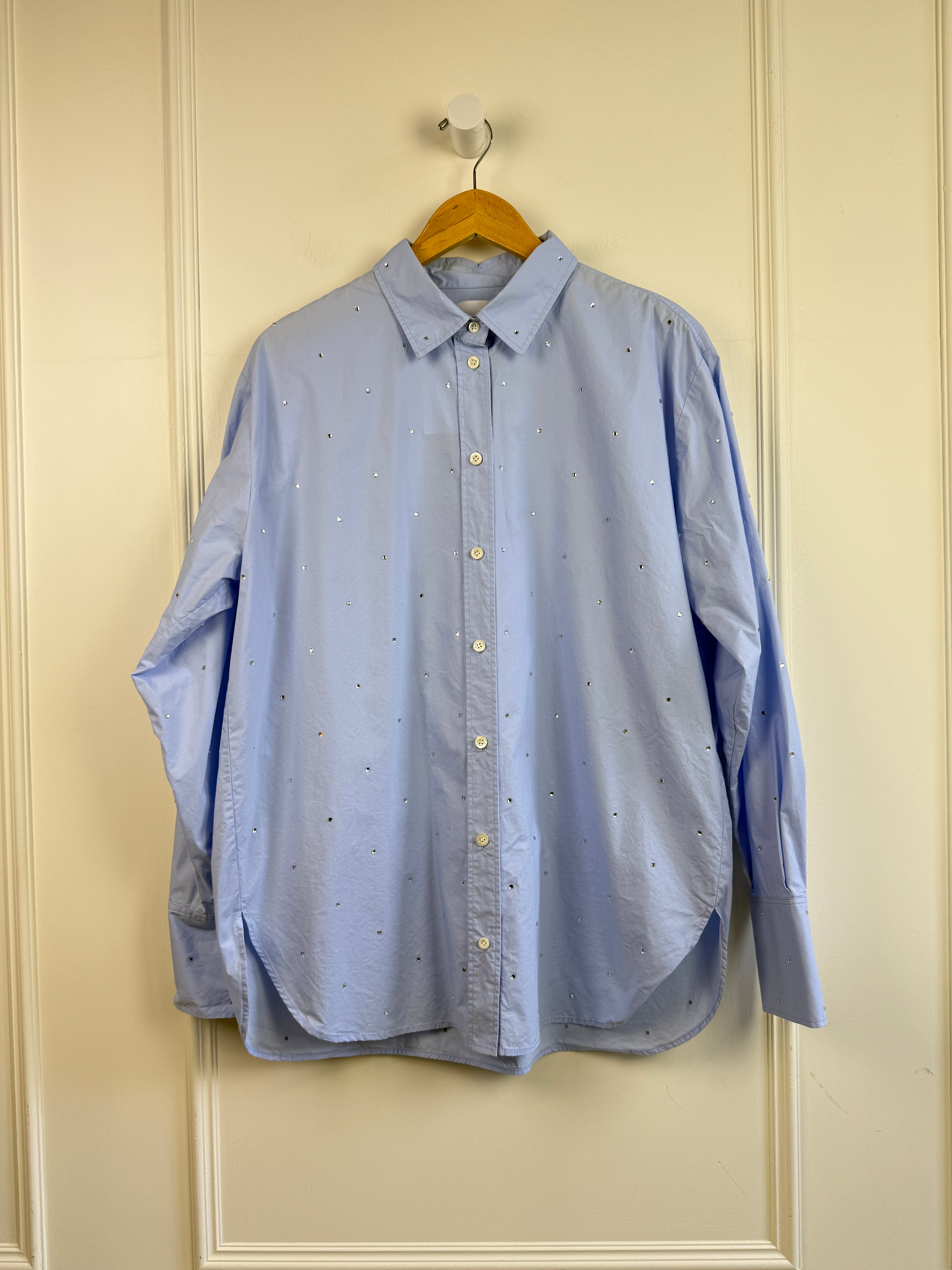 Frame Bedazzled Button Up (M)