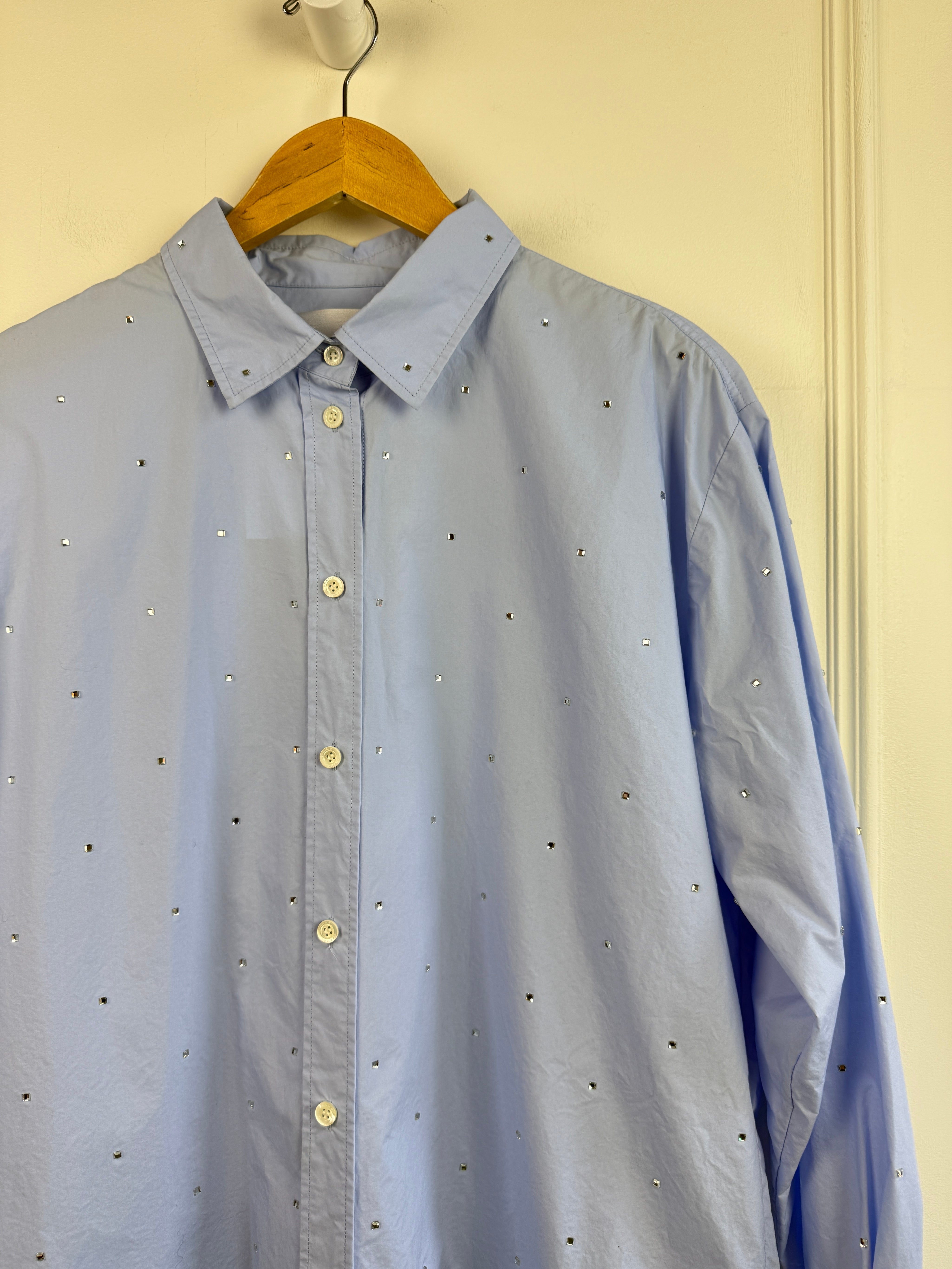Frame Bedazzled Button Up (M)