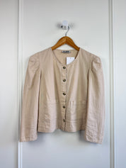 Le Jean Structured Cream Top (S)