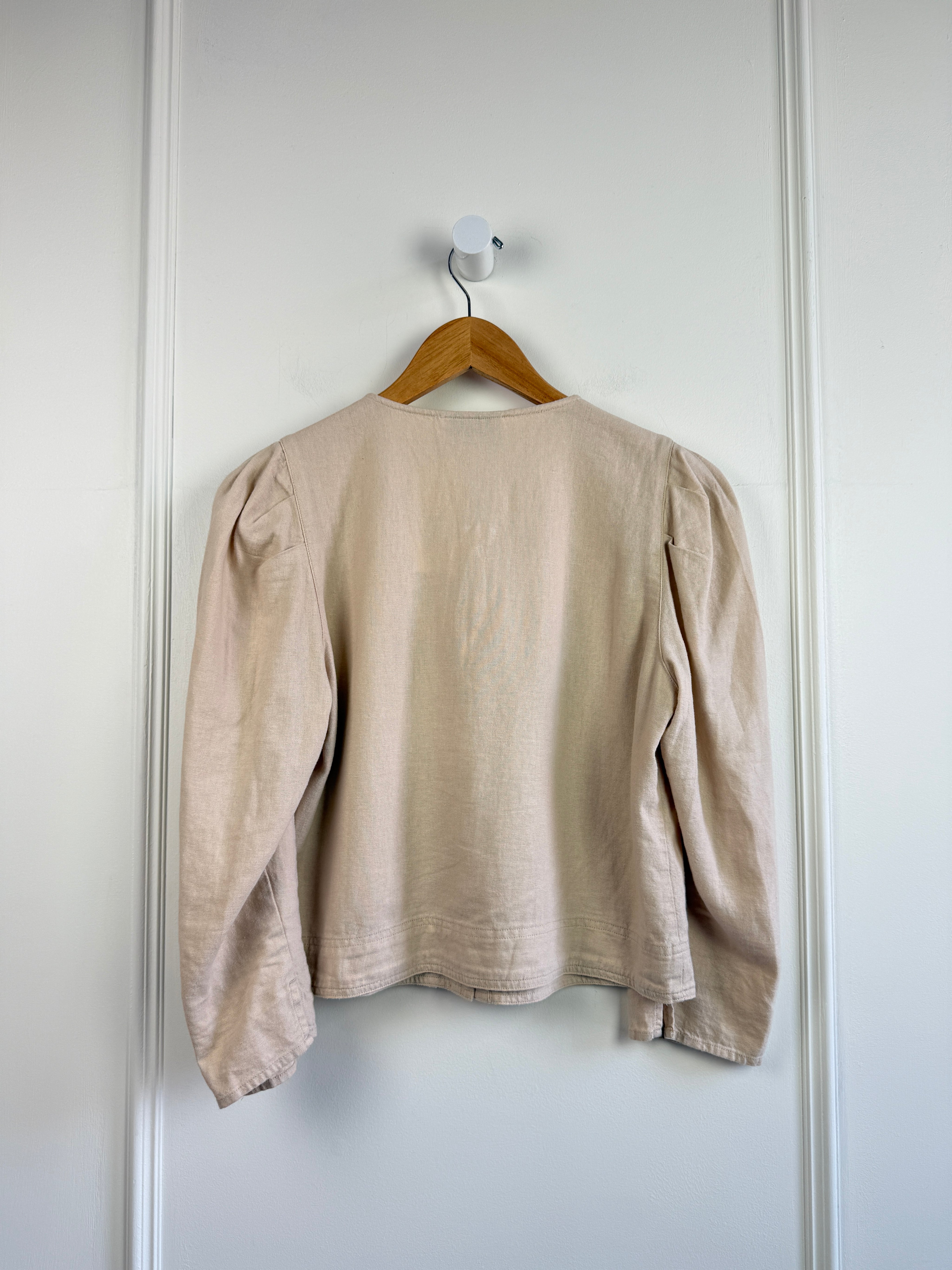 Le Jean Structured Cream Top (S)