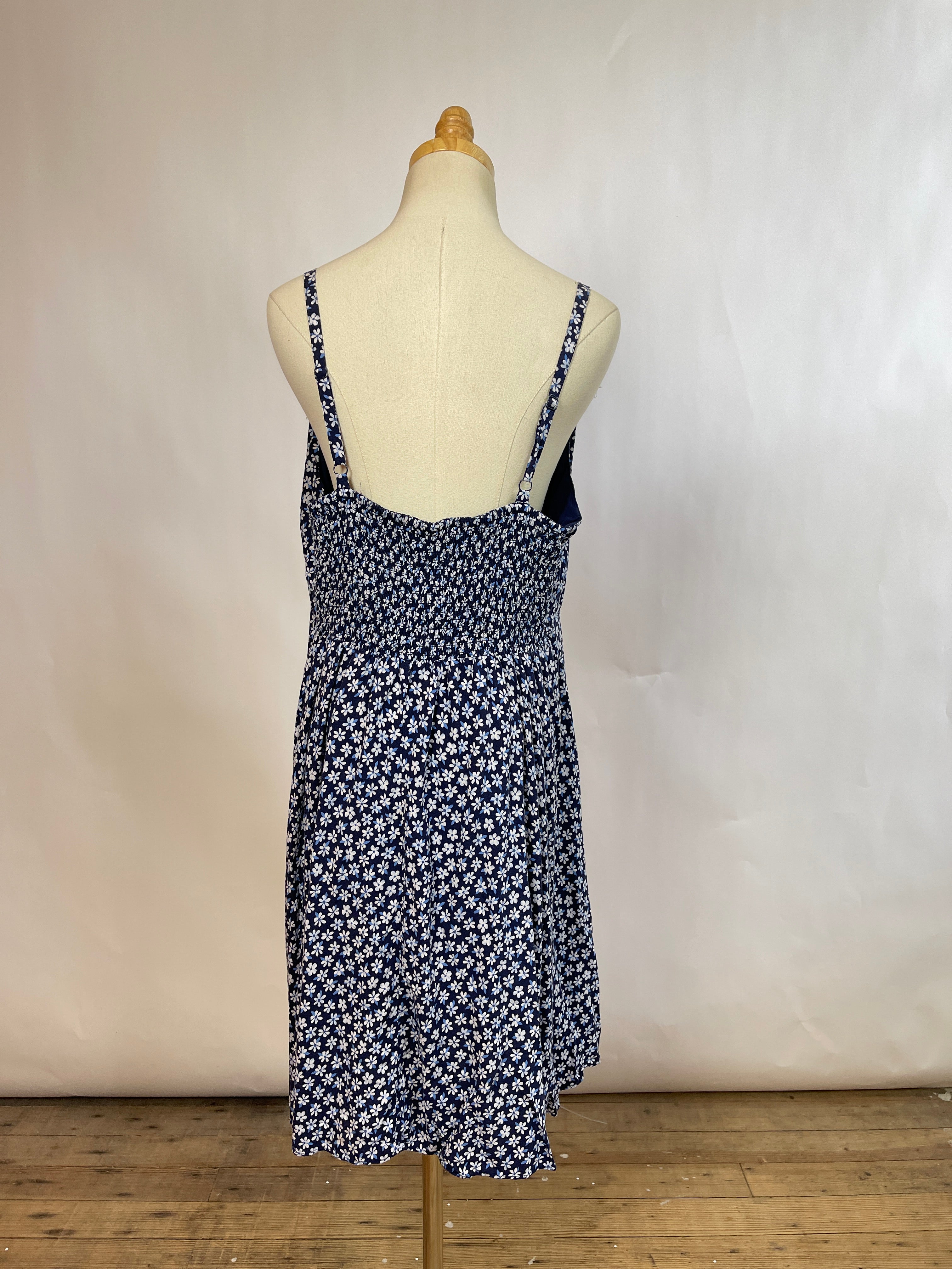 Old Navy Blue Floral Dress (XL)