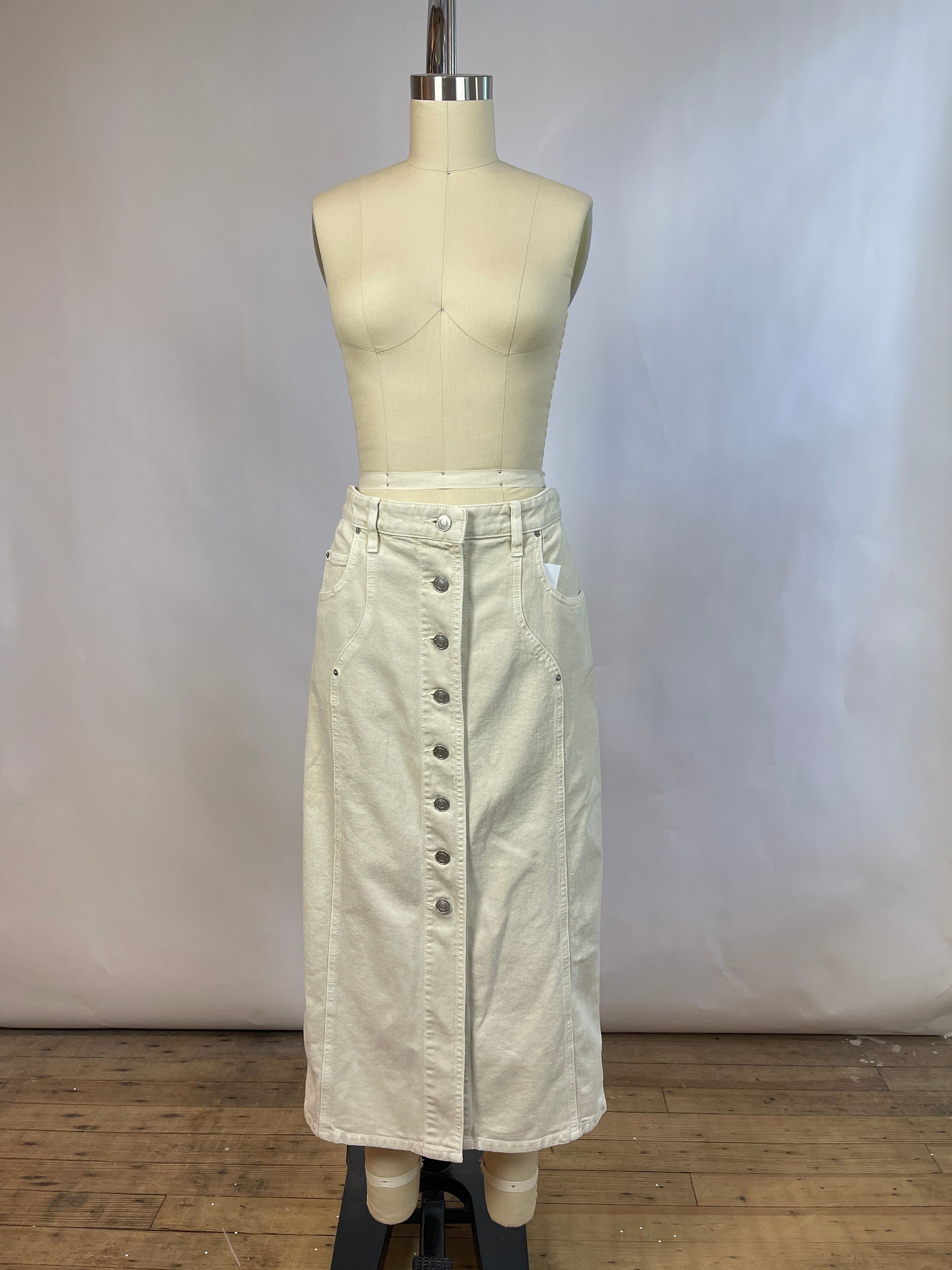 Isabel Marant Vandy White Skirt (42/L)