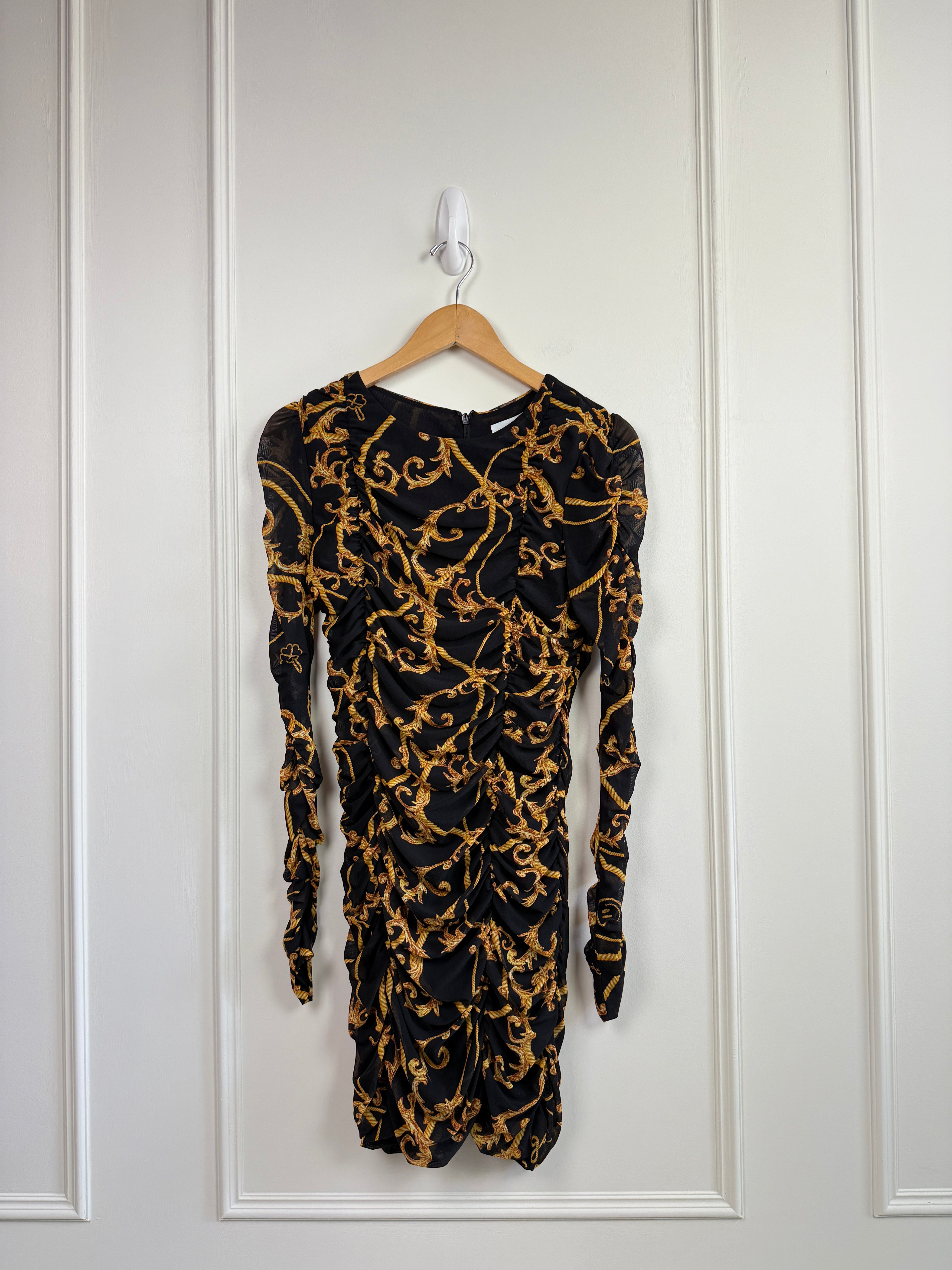 Ganni Black Program Dress (S) Revival Ganni Black Program Dress (S) Revival