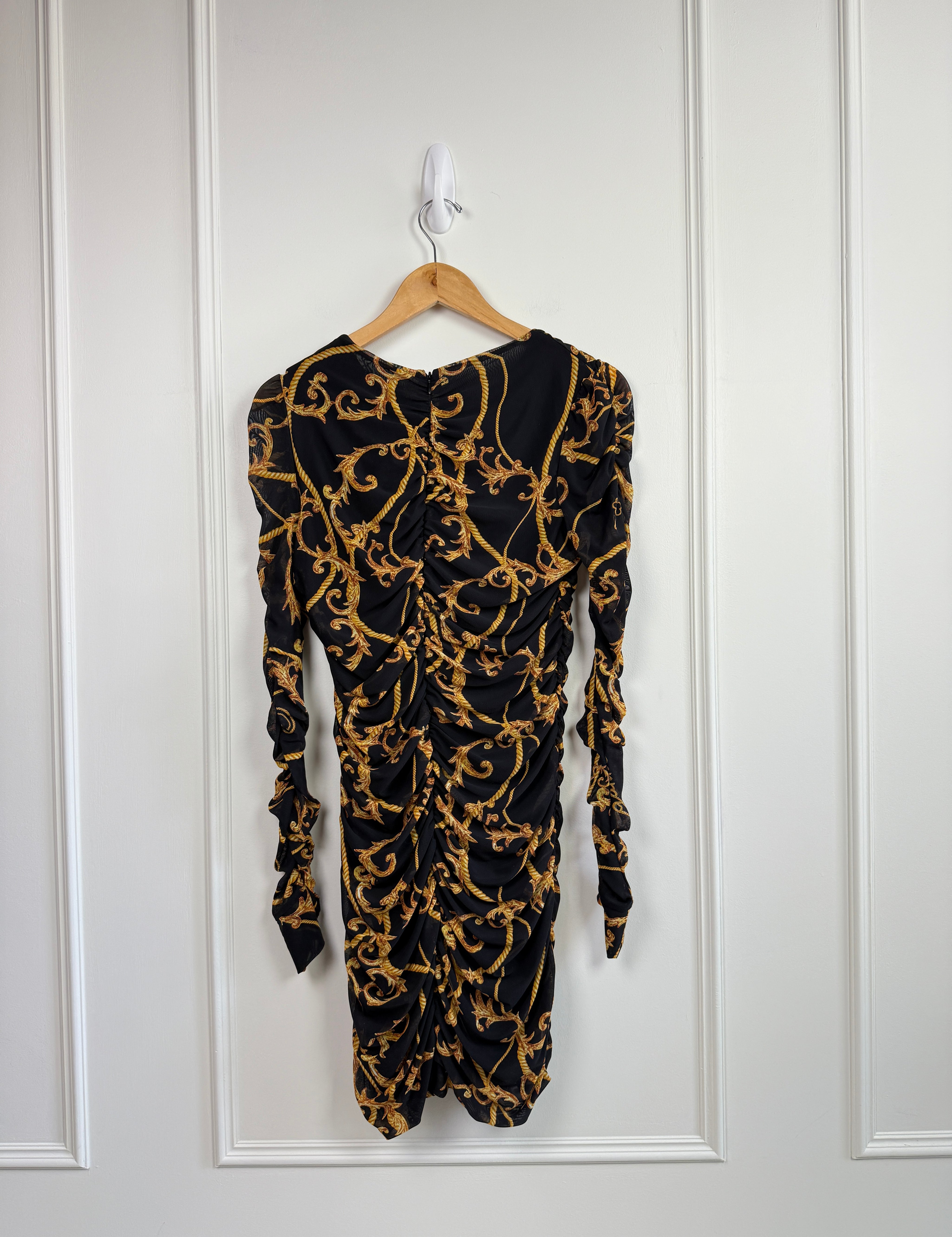 Ganni Black Program Dress (S) Ganni Black Program Dress (S)