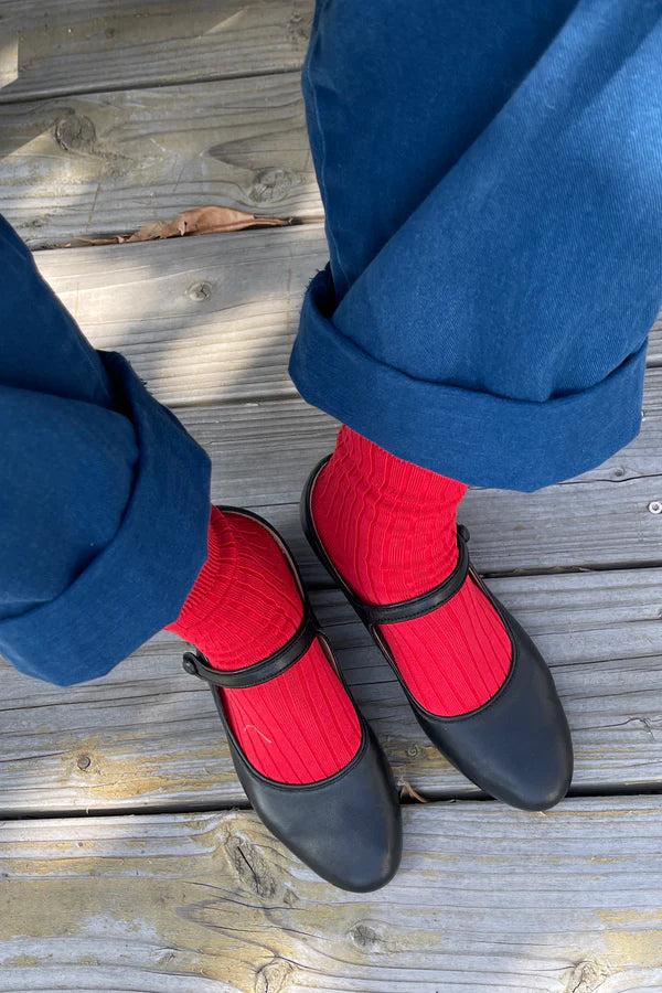 Le Bon Shoppe - Her Socks | Classic Red