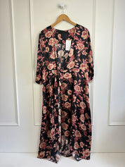 No.6 Store Floral Silk Wrap Dress (1/S)