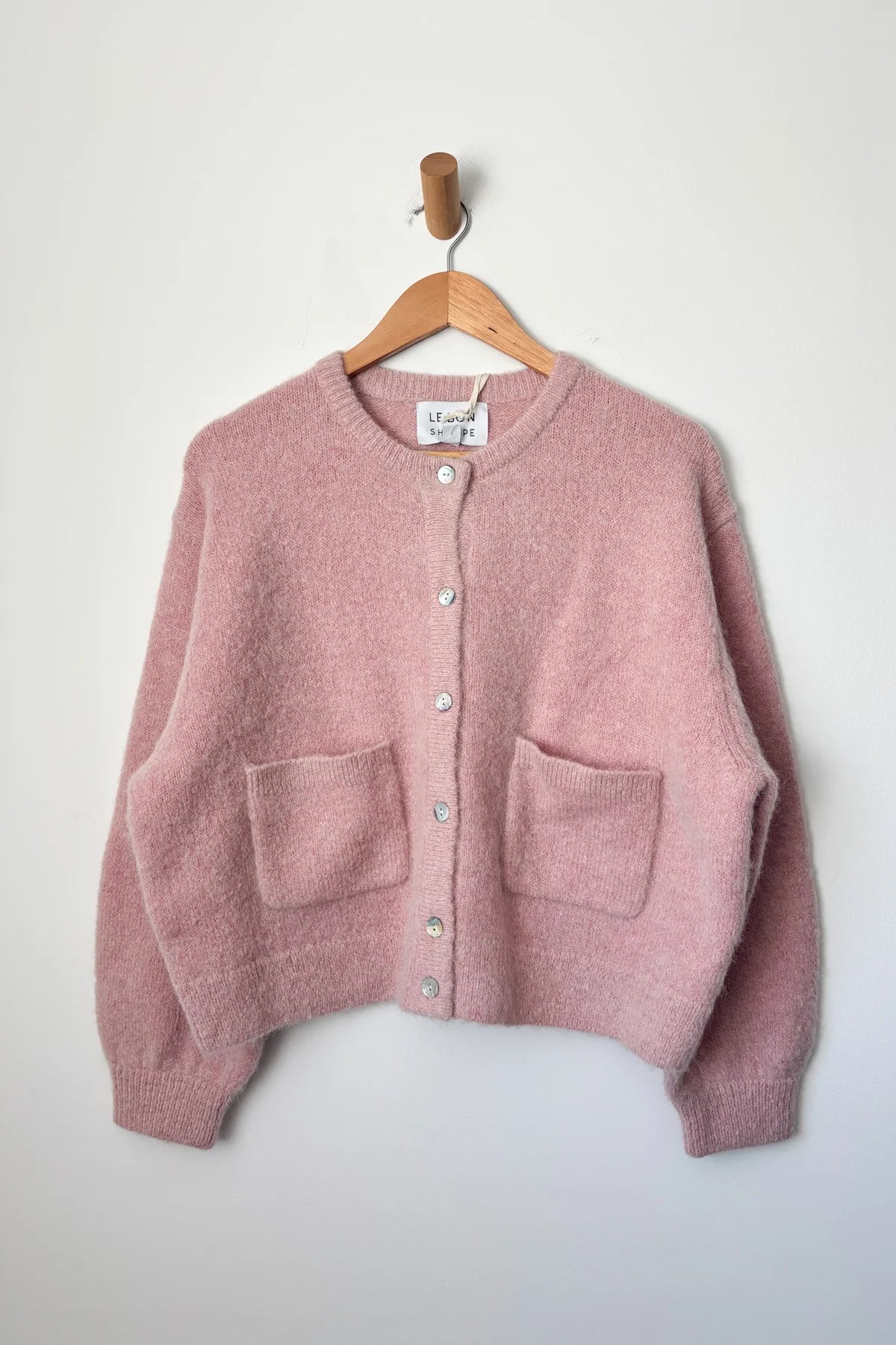 Le Bon Shoppe - Amélie Alpaca Cardigan | Pink Rosé