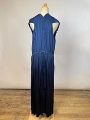 Raquel Allegra Blue Satin Dress (M)