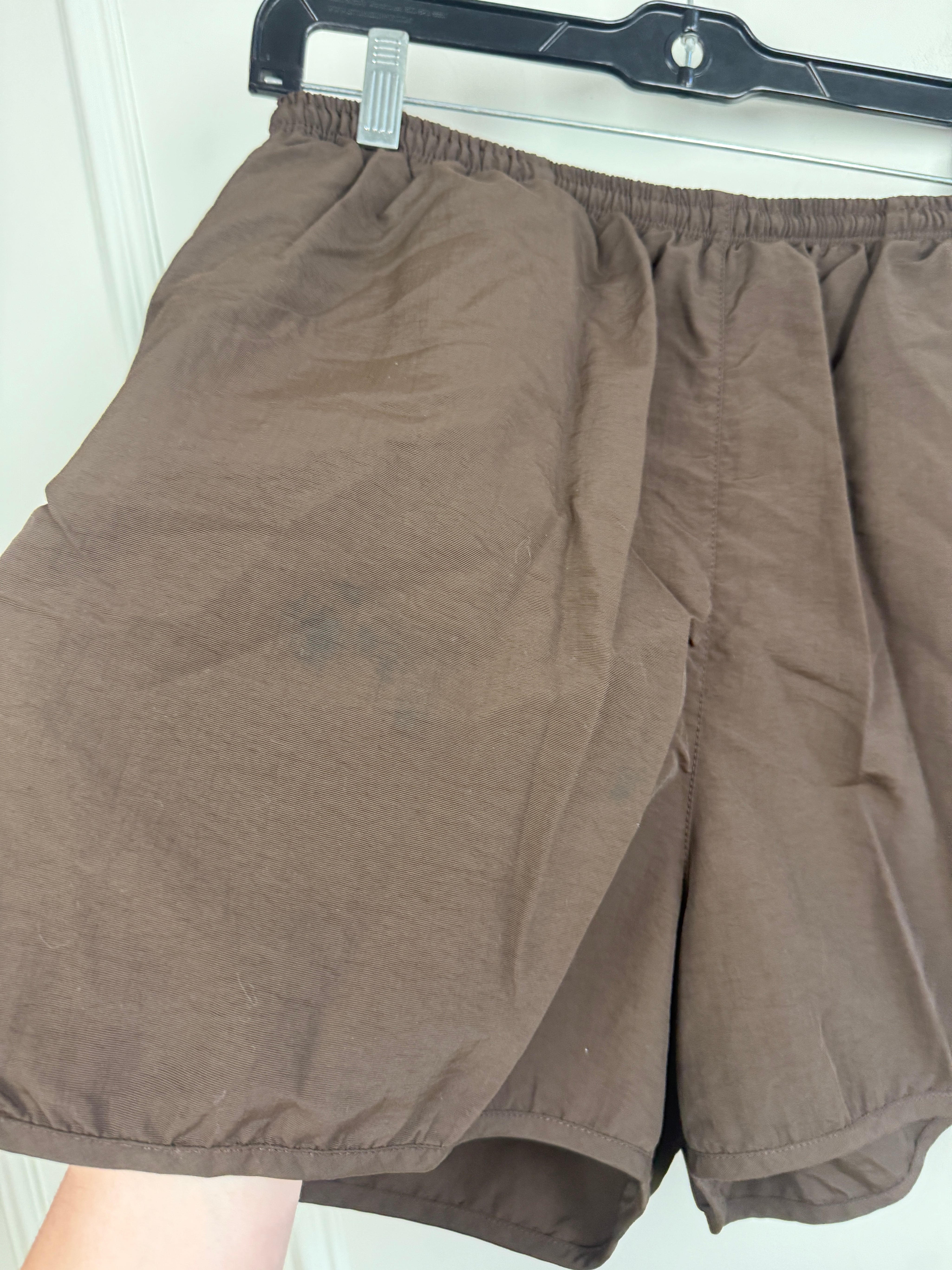 Nu Swim Navy Brown Short (L)