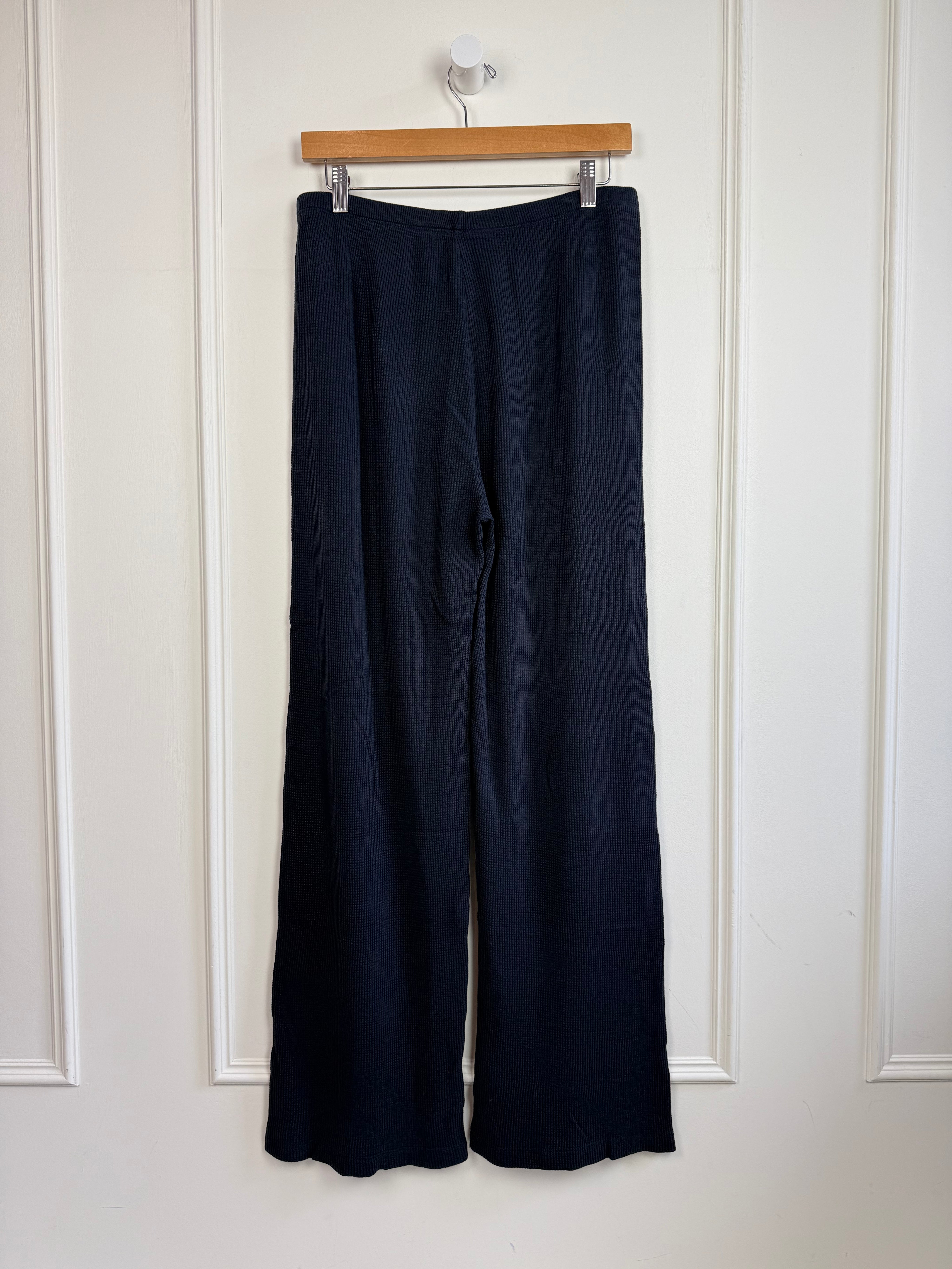 Kule Navy Waffle Pants (M)