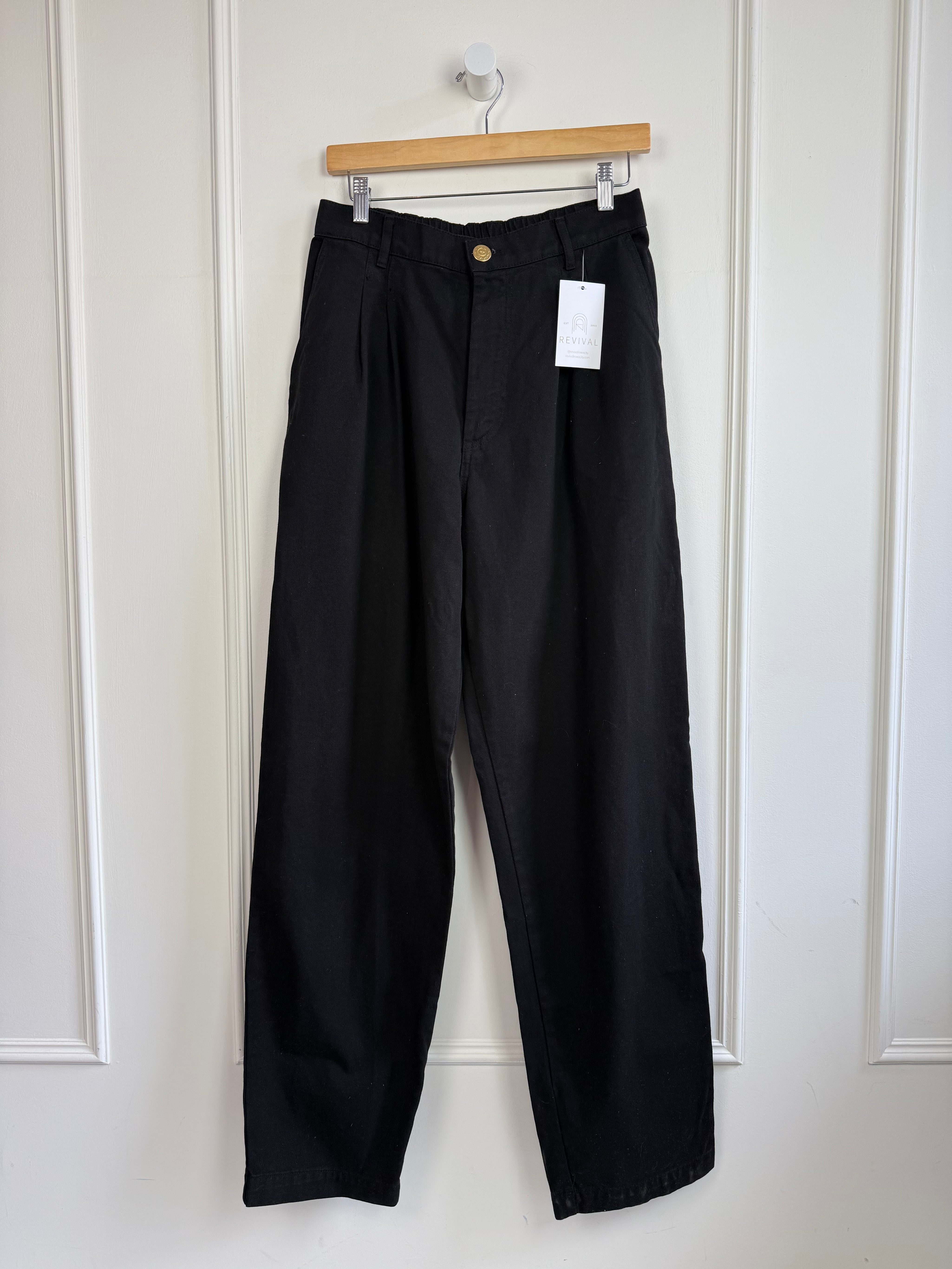 Big Bud Black Trouser (S) (Long)