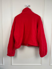 Blank Lab - Fuzzy Double Zip Jacket | Red
