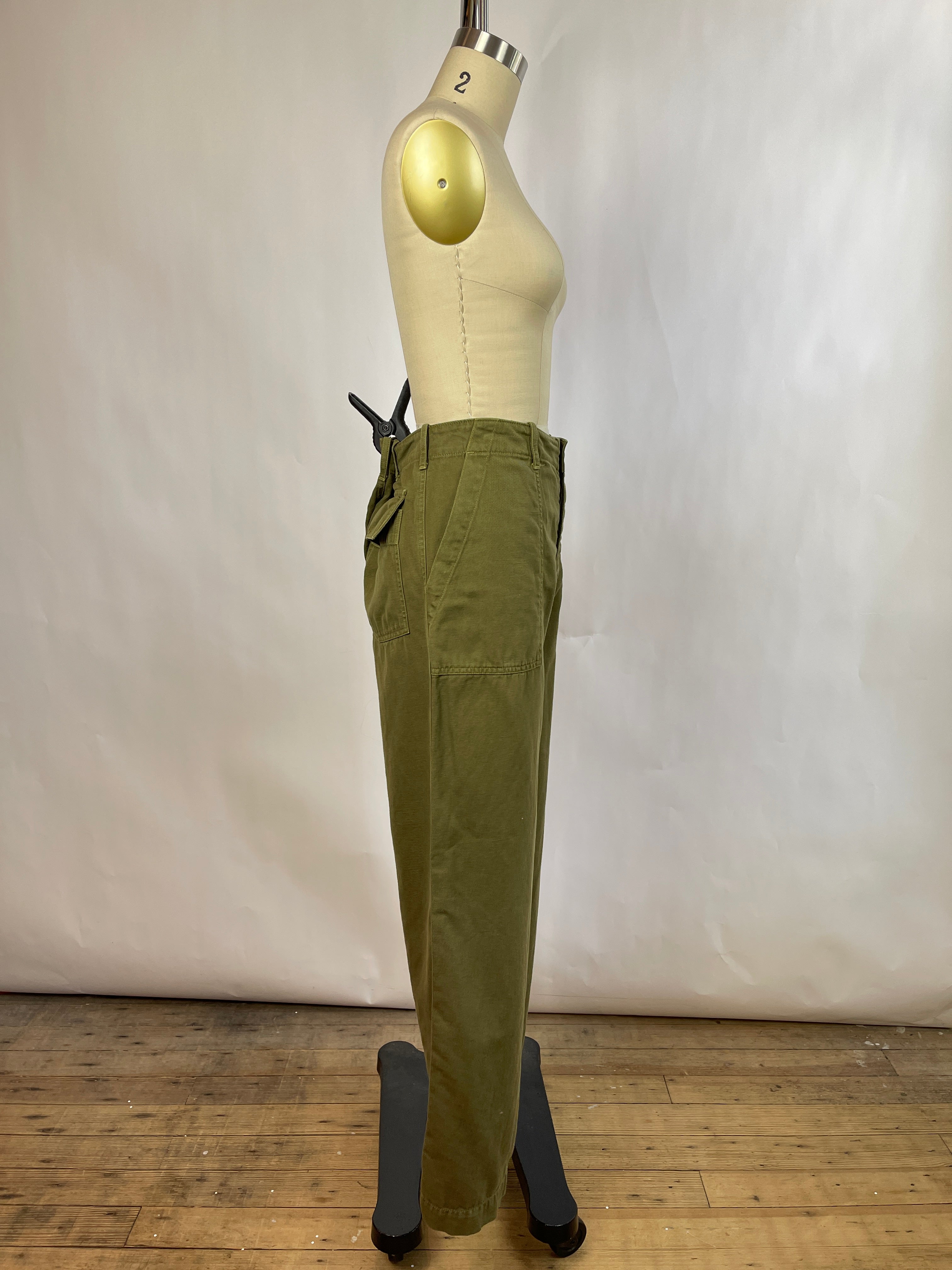 Nili Lotan Green "Leon Boy Pant" (4/27)