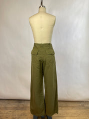 Nili Lotan Green "Leon Boy Pant" (4/27)