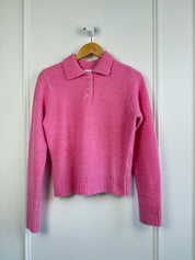 Samsoe Samsoe Pink Knit Top (S)