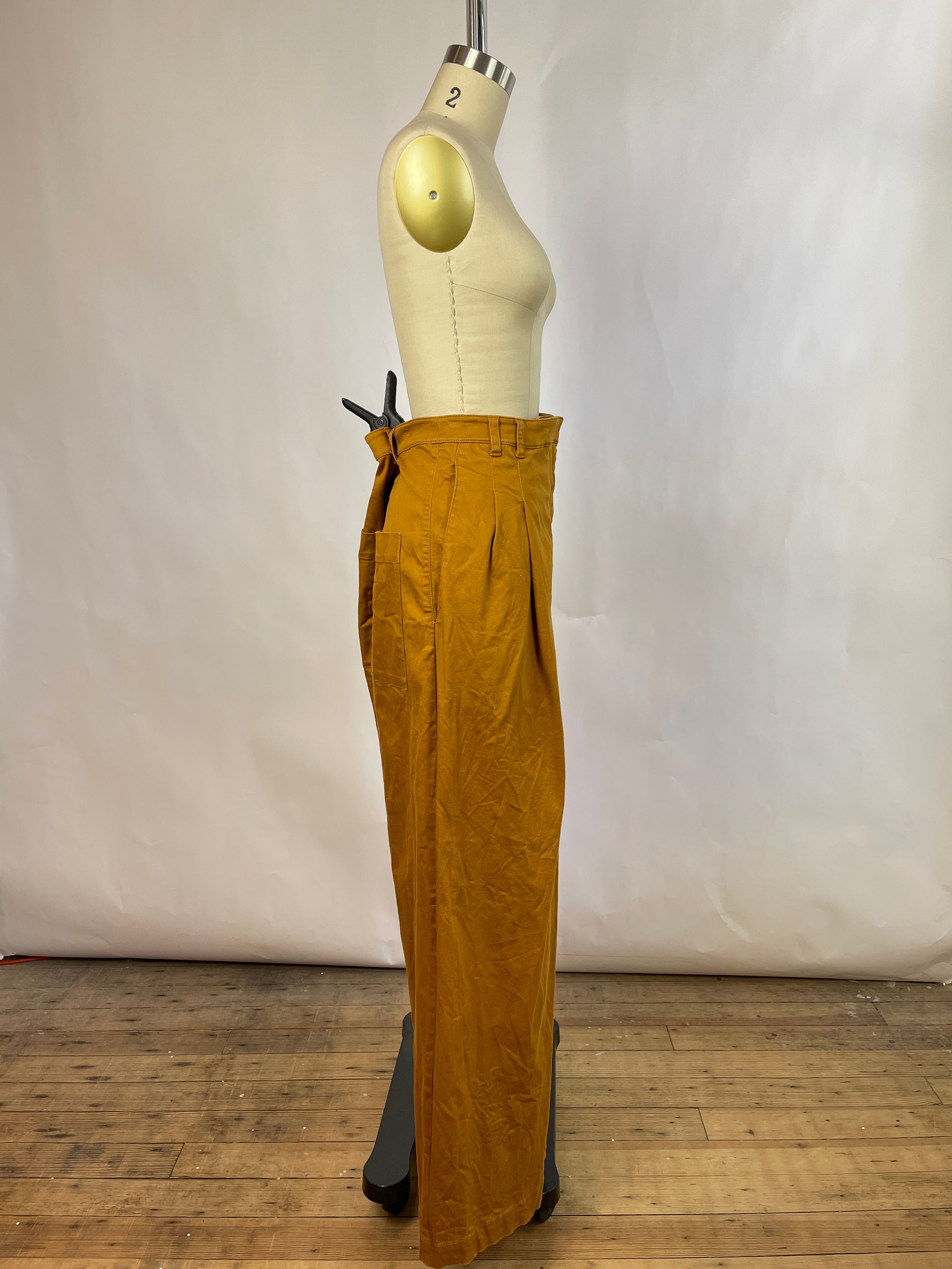 Proenza Schouler White Label Mustard Trousers (12/31)