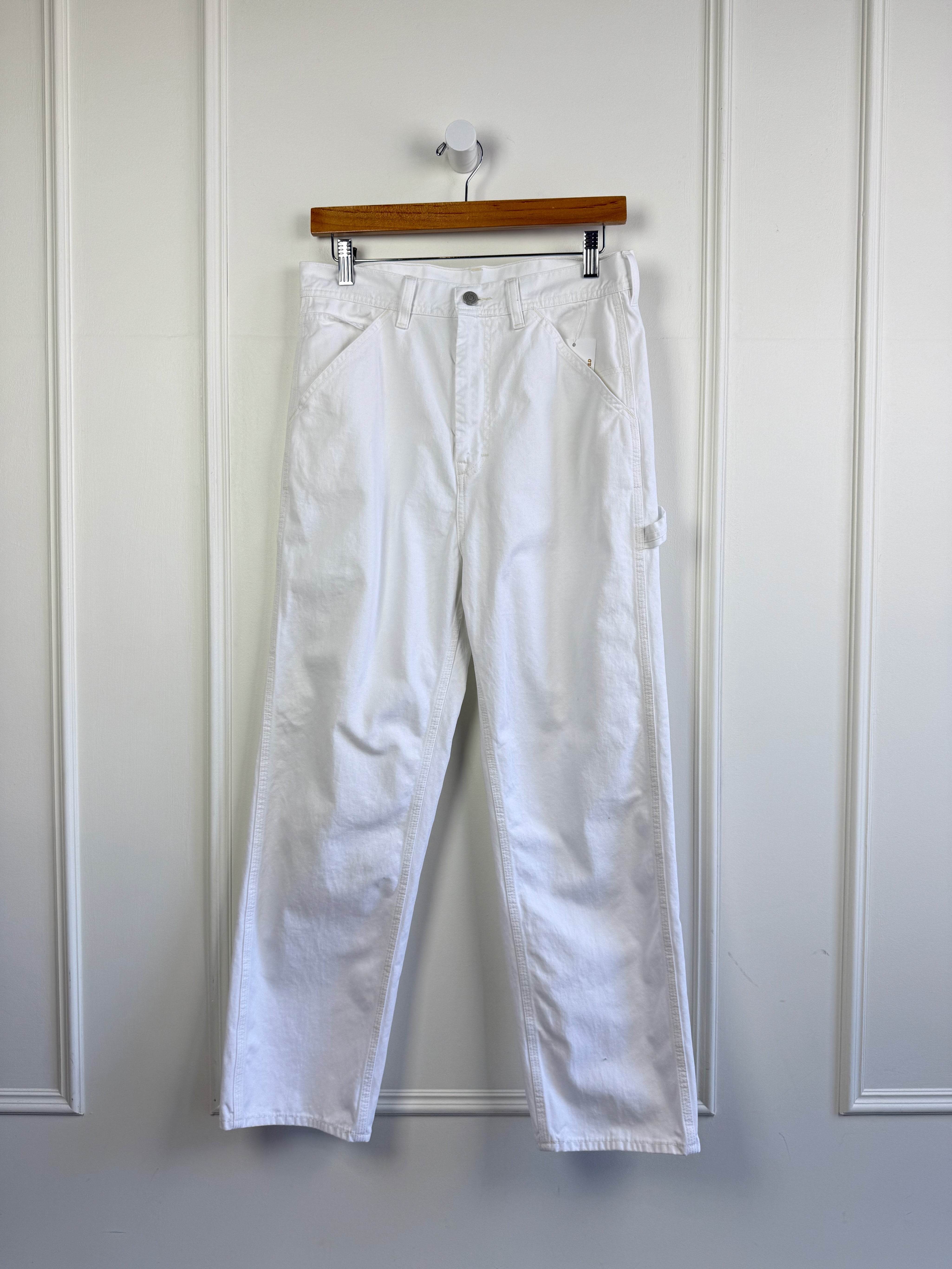 The Denimist White Painter Pants (6/28)