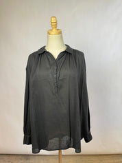 Nili Lotan Black Tunic Top (S)