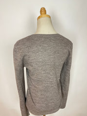 Maryam Nassir Zadeh Brown Tory Crew Neck Sweater (L)